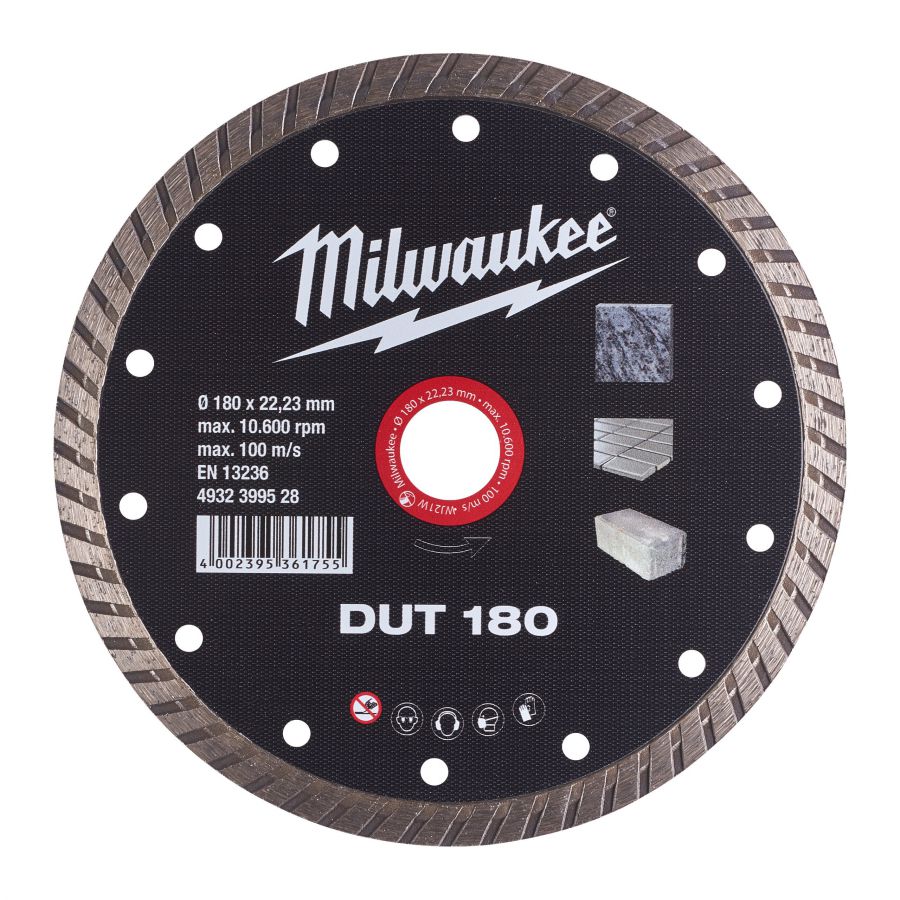 Diamanttrennscheibe DUT 180 mm Universal geschlossen - 1 Stück